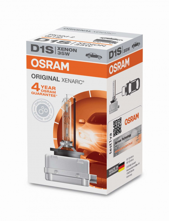 D1S 12V+24V 35W PK32d-2 Original XENARC Faltschachtel OSRAM - 1 Stück